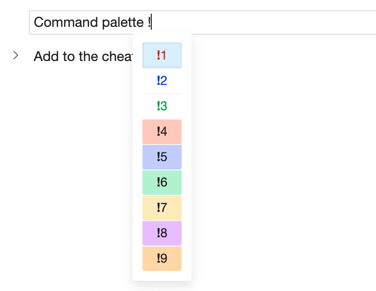 Use smart syntax at the end of in the beginning of the list item text