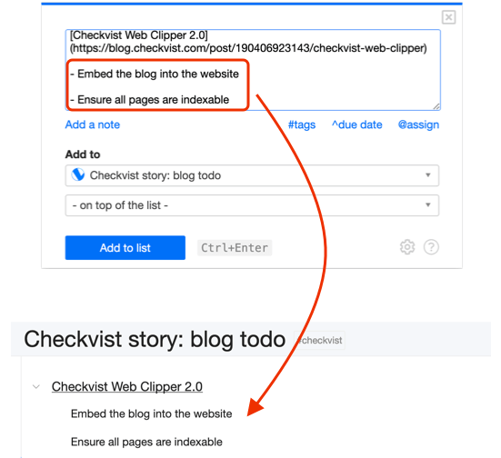 Add subtasks, create hieararchy